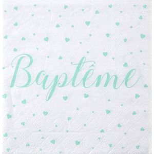 Serviette Bapteme Cdiscount