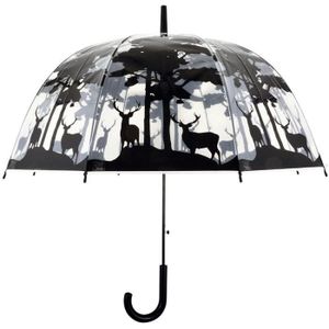 PARAPLUIE Parapluie transparent forêt Noir