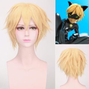 Perruque Femme,Deesos Cosplay Perruques Anime Perruque Fantaisie Robe Perruques Cosplay Costume Dames Longue Perruque Fris/ée Rouge