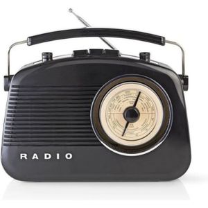 RADIO CD CASSETTE NEDIS Poste Radio FM | 4,5 W | Poignée de Transpor