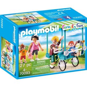 UNIVERS MINIATURE PLAYMOBIL - Family Fun Le Camping - Famille et ros