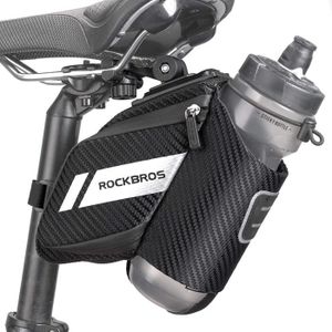 Sacoche De Selle Vélo Imperméable Faneam - 2L Avec Bandes Réfléchissantes - Pour VTT/Route - Montage Rapide