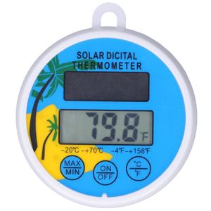 Thermomètre de fenêtre solaire