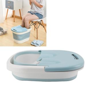 BAIGNOIRE  Sonew baignoire de trempage des pieds Baignoire de pieds pliable et surélevée, fonction de Massage Portable droguerie presse Bleu