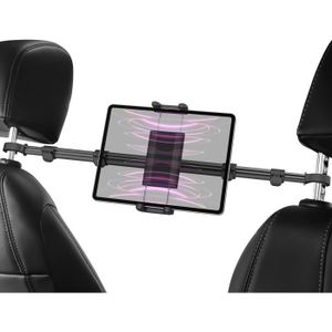 Support tablette smartphone voiture sur appui-tête avec bras reglables  MC-816