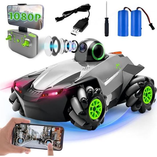 Cette petite voiture télécommandée à commande unique peut effectuer des Cette petite voiture télécommandée à commande unique peut effectuer des