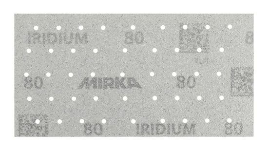 MIRKA Iridium Triangle Papier Abrasif Premium 93x93x93mm Grain 100 - 50 Pièces Autoagrippant