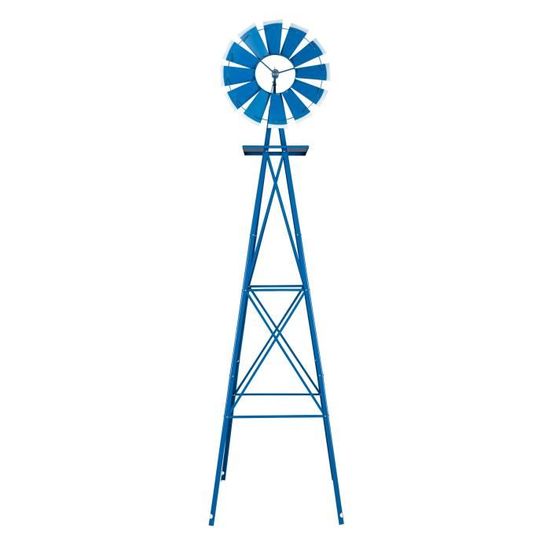 Moulin à vent de jardin-Éolienne de jardin-65 x 65 x 244 cm-Bleu -  Cdiscount Jeux - Jouets