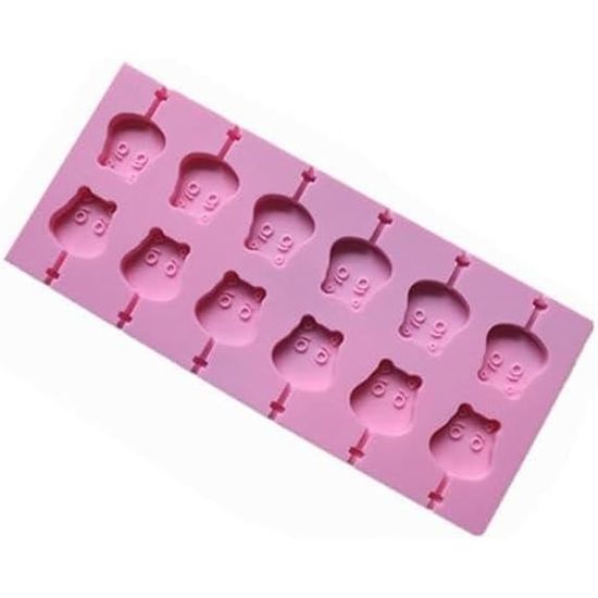 Moule En Silicone 6 Cavités En Forme De Souris - Pour Chocolat, Bonbons, Savons, Bougies | Dimensions 20x17 Cm