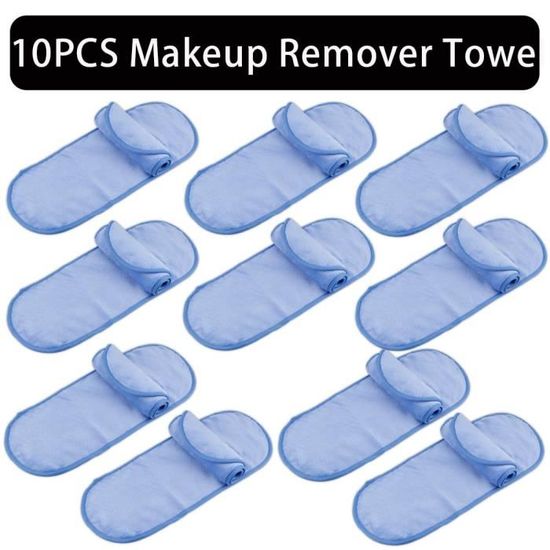 Gant De Toilette En Microfibre Chiffon Maquillage Lavable Lingettes Maquillage Gant De