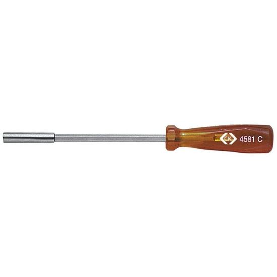 C.K T4581 Tournevis Porte-embouts Magnétique – Manche Acétate Incassable, 250 Mm