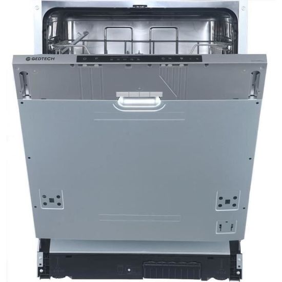 Lave-vaisselle encastrable GEDTECH GLV1249FULL - 12 couverts - 49 dB - Départ différé