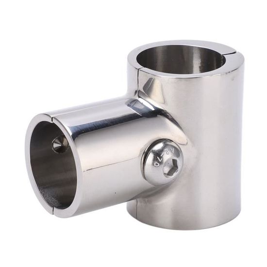 Raccord De Main Courante Pour Bateau - Acier Inoxydable 316 Poli - Base 58,5x45,5 Mm - Pour Yacht Et Bateau - 13