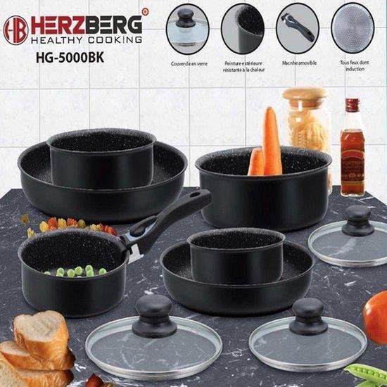 3 Pièce Céramique Batterie De Cuisine Casserole Set Avec Poignée Détachable Et Couvercle Induction 3 Pièce Céramique Batterie De Cuisine Casserole Set Avec Poignée Détachable Et Couvercle Induction