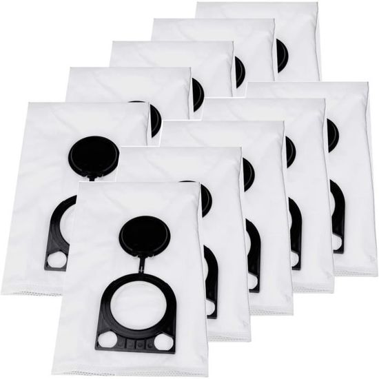 Lot De 10 Sacs Aspirateur Compatible Dreame L10s Ultra, L20 Ultra, X40 Ultra - Grande Capacité 3L