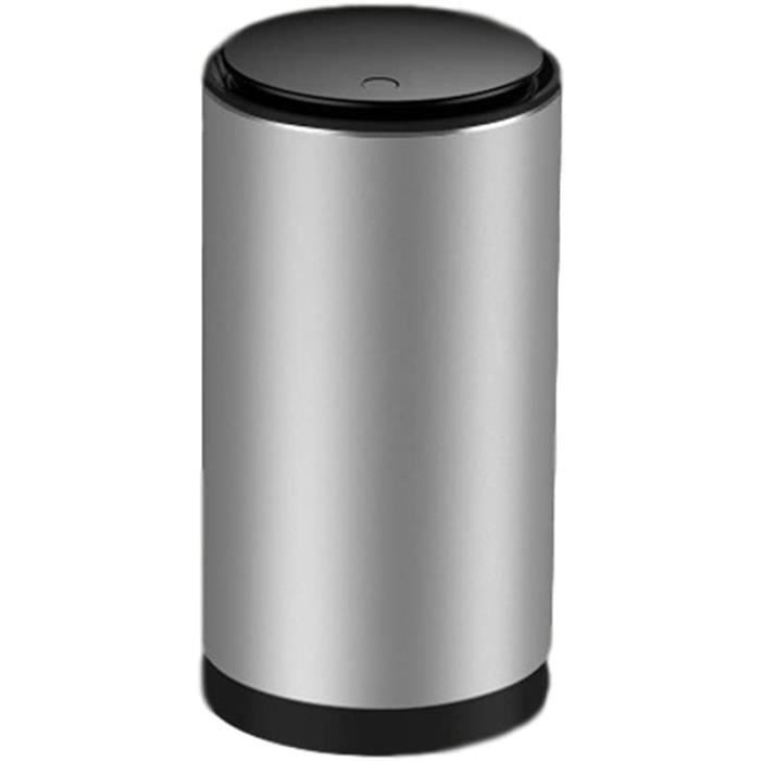 Poubelle de voiture de 300 ml gris en alliage d/'aluminium cendrier compact pour nettoyage intérieur de voiture