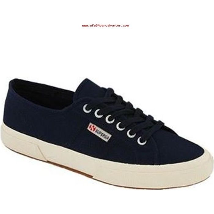 Superga Baskets En Toile Bleu Marine