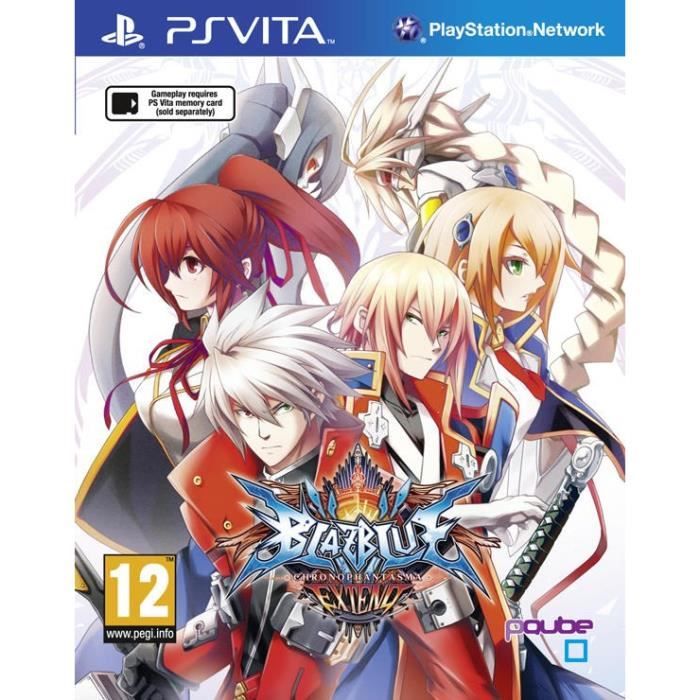 Just For Games Blazblue Chronophantasma Extend Jeu Ps Vita