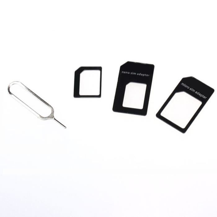 Convertir Nano carte SIM vers Micro adaptateur standard pour l'iPhone 5coque HM3587