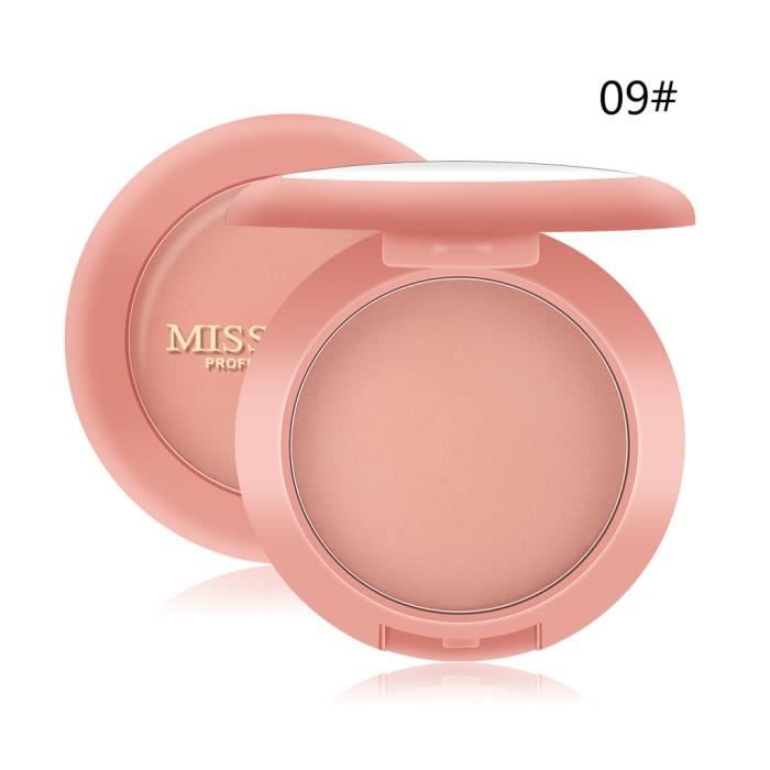 MISS ROSE Colours Blush Red Smooth Dull Blush Naturally Teint Rouge Buonege 110
