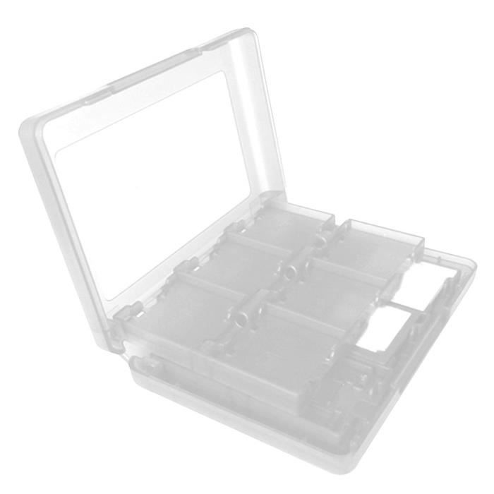 24 de carte de jeu pour nintendo 3ds ds boîte de stockage de titulaire de voyage