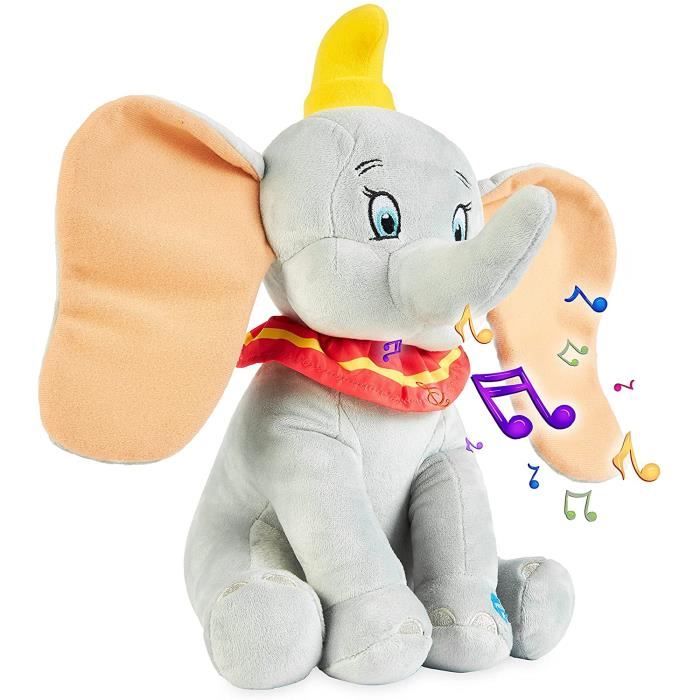 Disney Peluche Bebe Grosse Peluche 28cm Stitch Le Roi Lion Simba Dumbo Peluches Doudou avec Son Jouet Premier Age Cadeau [10303]