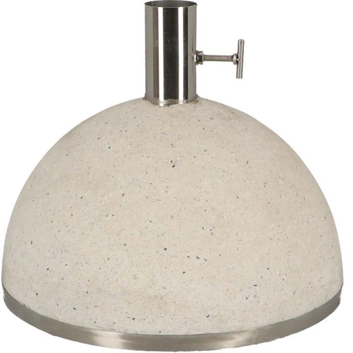 Pied de parasol granit 31,5kg blanc crème