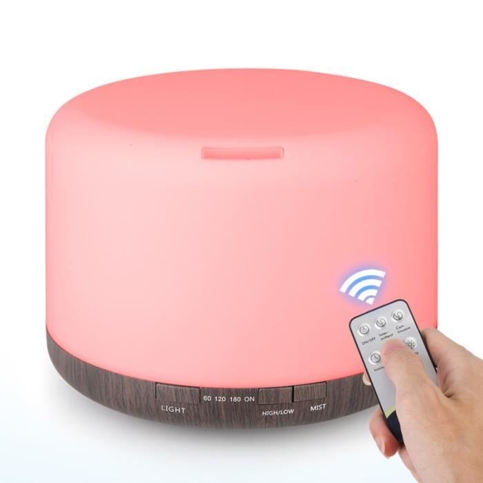 Chic Aroma Machine Diffuseur d'Huiles Essentielles Télécommande Humidificateur Anti-séchage de Table pour Maison MACHINE A CAFE