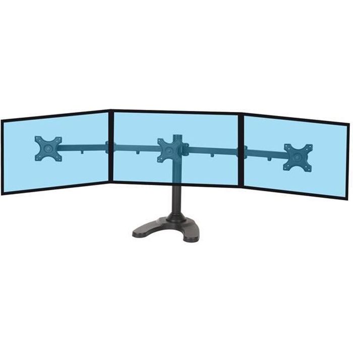 Support de bureau pour 3 écrans PC 13''-24-