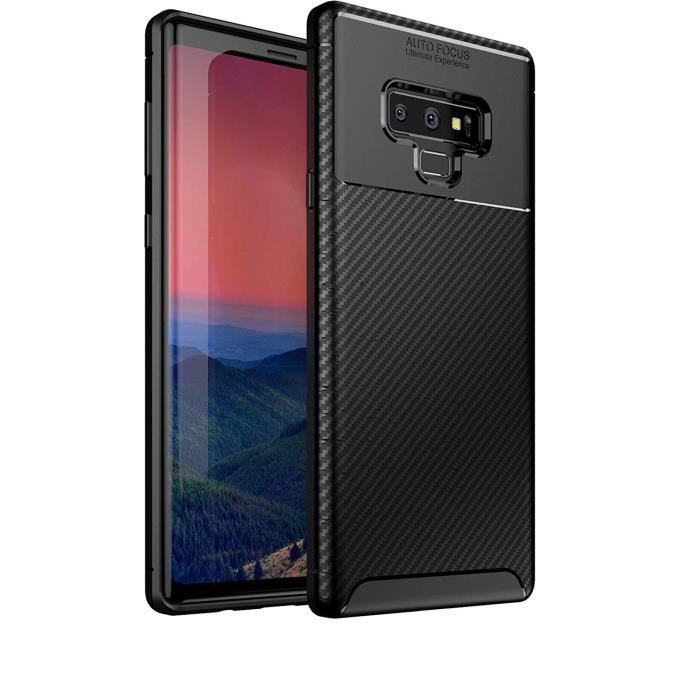 Coque Galaxy note 9 Etui Cover Flip Case Etui Housse Miroir Antichoc Coque Pour Galaxy note 9 Samsung Noir