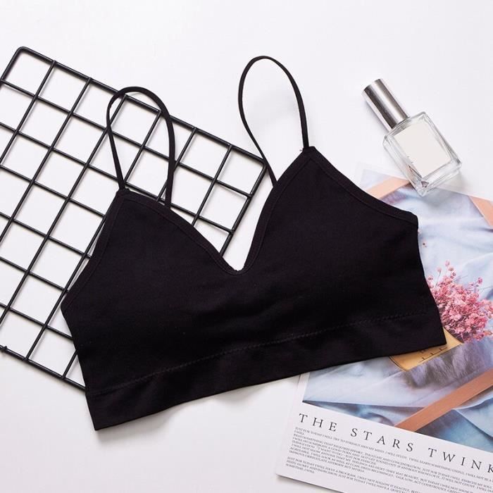 Femmes Sports Bra Running Tops Fitness Stretch Sports Top Wire Free Coton Sportswear Gym sous-vêtements