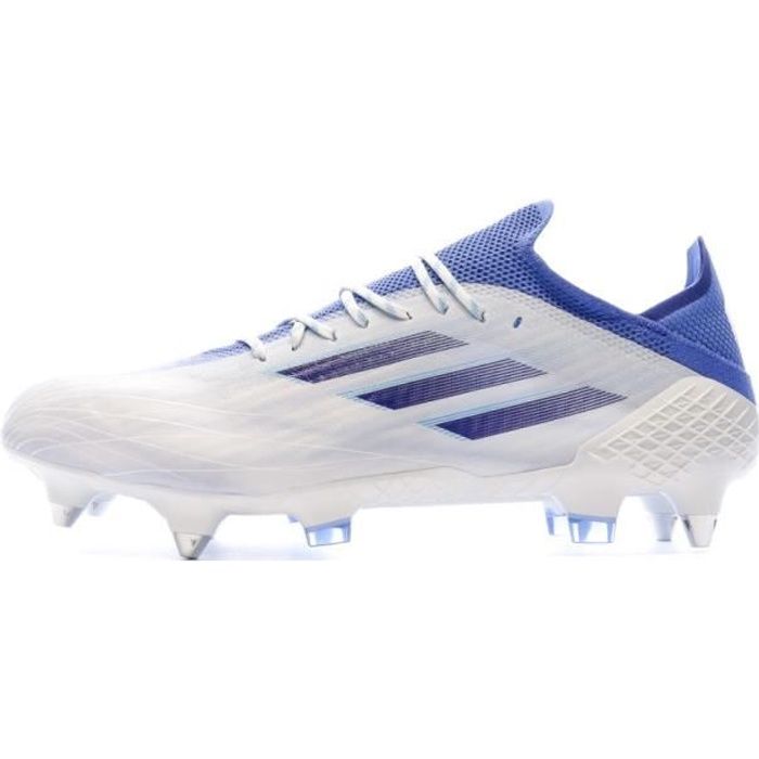 Chaussures de foot Blanc/Bleu Adidas X Speedflow.1 SG