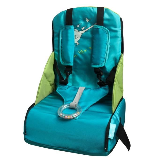 Siège Rehausseur Coussin De Chaise Haute Sécurité Pour Bébé Manger Facilement Bleu