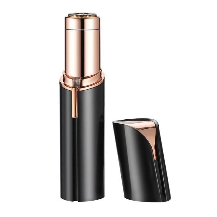 Rasoir Électrique Femme Visage, Flawless Épilateur Électrique Épiler Épilation Rasoir pour Visage ,Sourcils, Moustache,noir