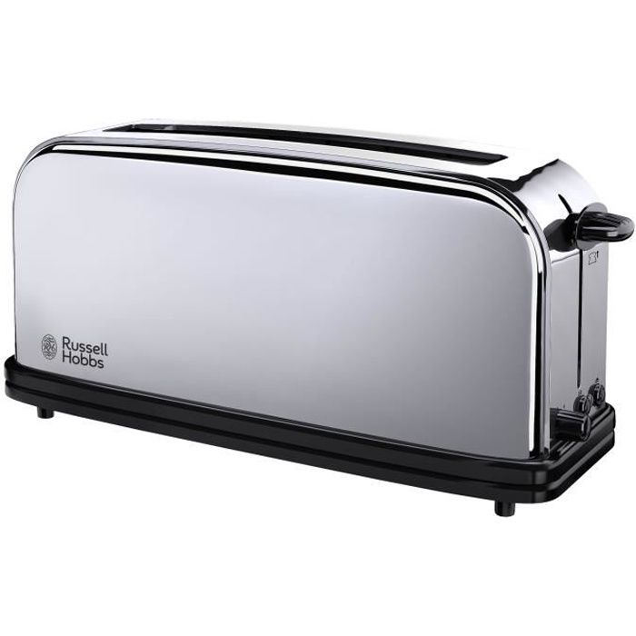 RUSSELL HOBBS 23510-56 Toaster Grille Pain Victory 1000W, 1 Longue Fente, Design Rétro, Chauffe Viennoiserie