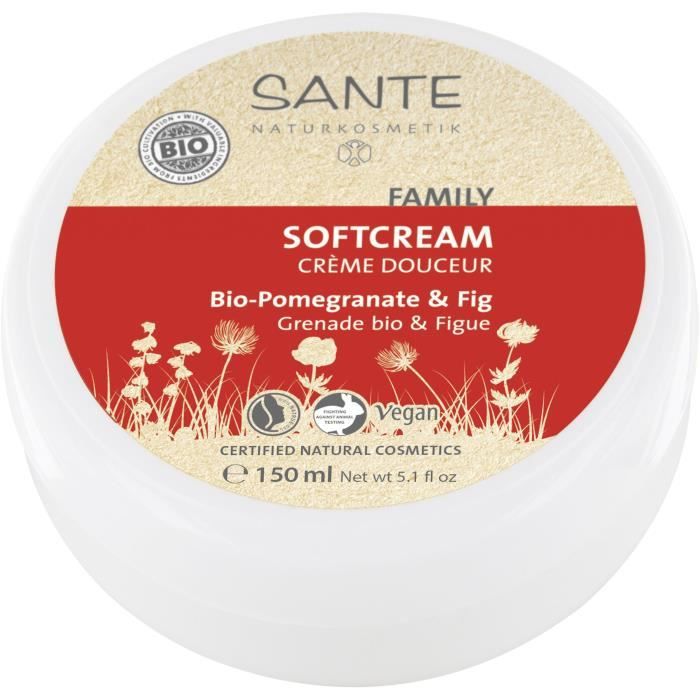 SANTE Crème douceur visage et corps Grenade Bio et Figue - 150 ml