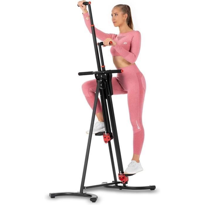 Stepper Fitness Con Manubrio – Macchina Per Allenamento Cardio A Casa, Ufficio O Palestra (Fino A 150 Kg)