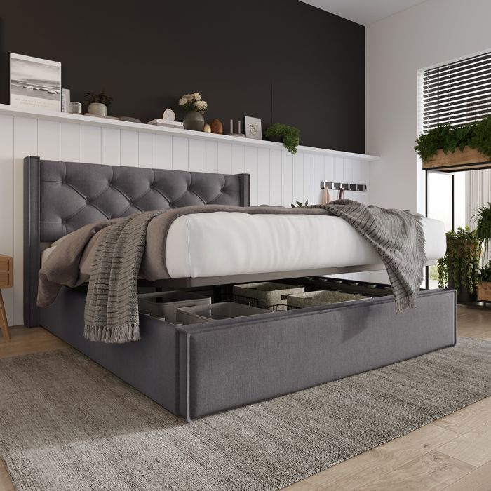 Canapé Lit 2 Places En L Avec Lit Gigogne - 140x200 Cm, Velours Beige, Sommier à Lattes - Sans Matelas