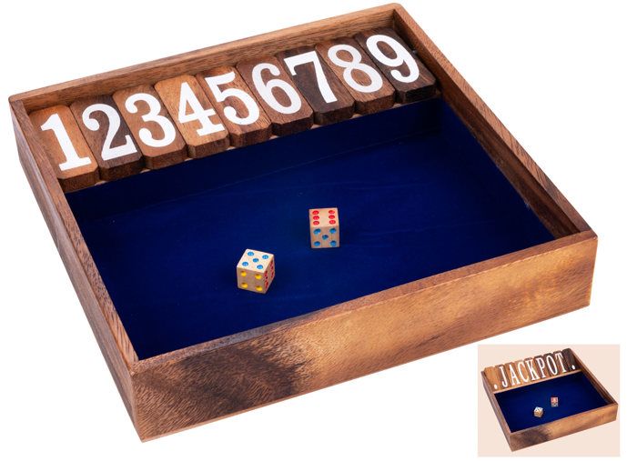 Wooden Shut The Box Strategy Game for 8+ Years (8 Players) at ₹ 350/piece in Chennai
