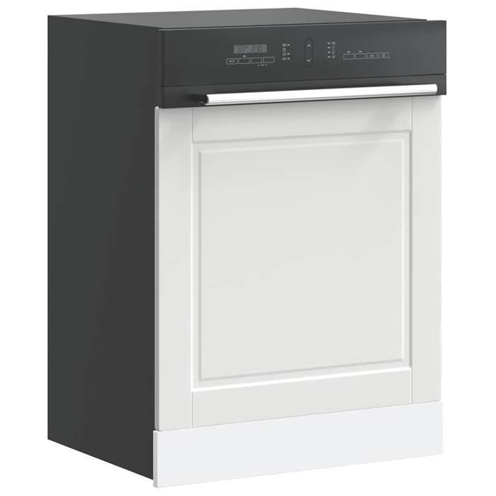 vidaXL Panneau de lave-vaisselle Porto blanc 60x15x57 cm 854137