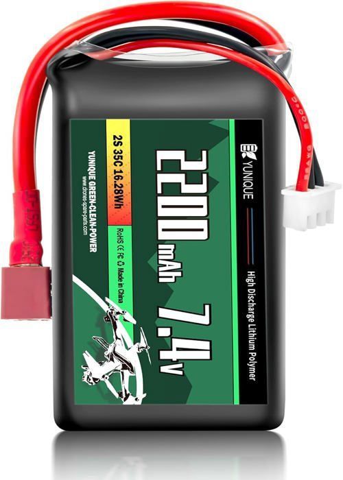 HRB 7.4V 2200mAh 30C 2S LiPo Batteries Avec Connecteur EC2 Pour H501s 4-xis RC Voiture RC Hélicoptère RC Avion RC Hobby RC Bateau RC Truck