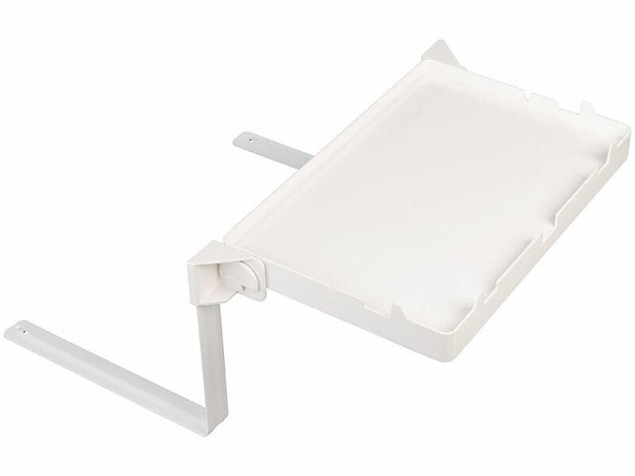 Tablette de lit - Carlo Milano - Pliable - Surface antidérapante - Rangement intégré - 3 kg max Tablette de lit - Carlo Milano - Pliable - Surface antidérapante - Rangement intégré - 3 kg max
