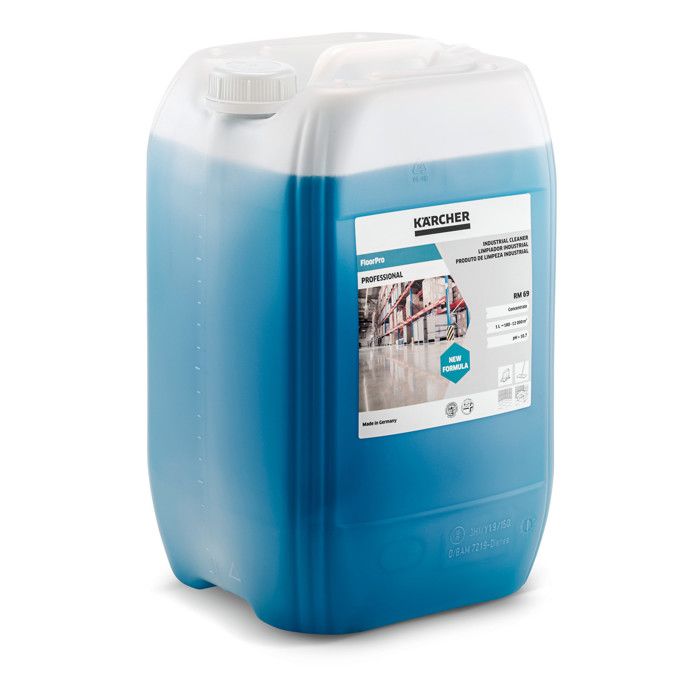 Nettoyant industriel - KARCHER - FloorPro RM 69 - 20 L - pH 107 - Faible mousse