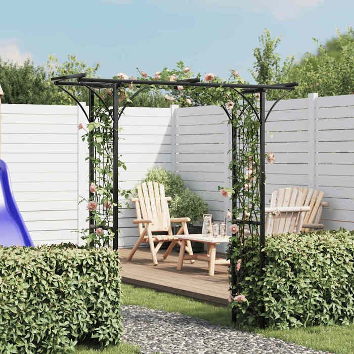 ASHATA Arche de jardin 200x52x204 cm -FHE40778 Arche de jardin 200x52x204 cm 96075