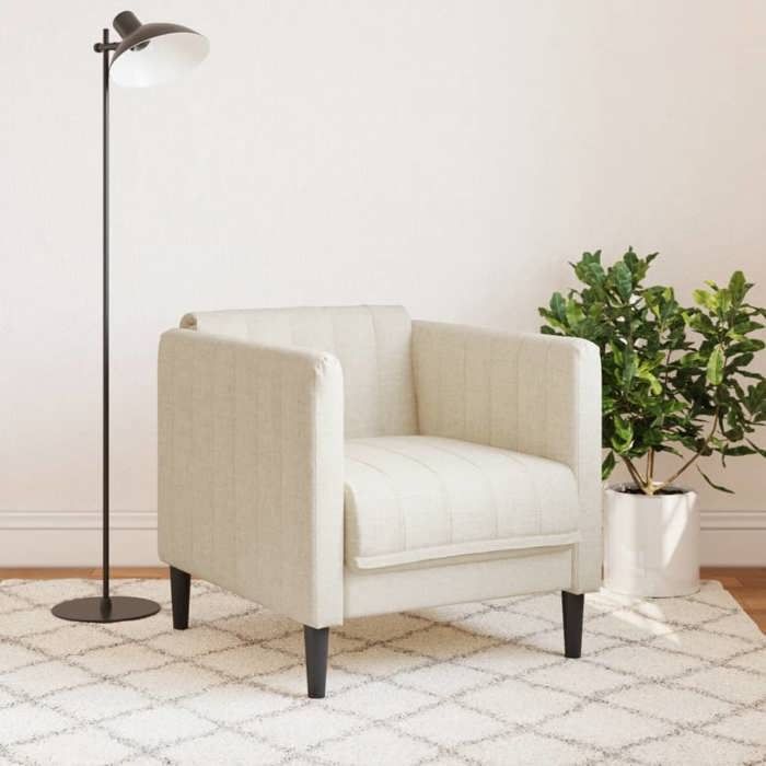 Canapé-chaise JILI CHIC Fauteuil Simple - Pour 1 PERSONNE - lin 69x76.5x74.5 cm JJ18