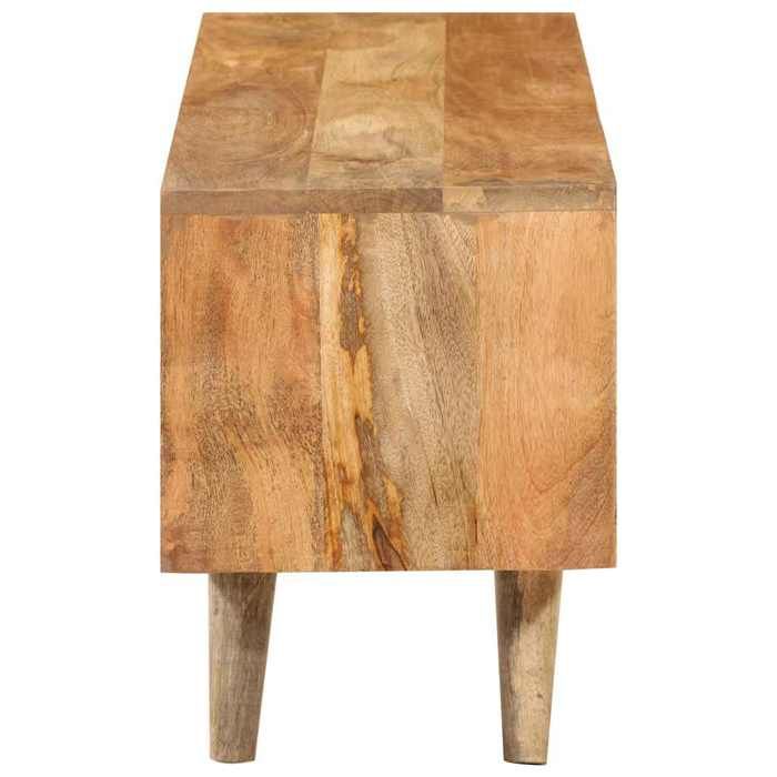 NEUF Armoire TV - Brun - Meuble TV - TABLE TV - 110x30x41 cm - bois massif de manguier TT3283