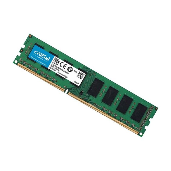 8Go Ram Ddr3 Crucial Ct102464Ba160B.M16Fjd Dimm 1600 Mhz Mémoire PC