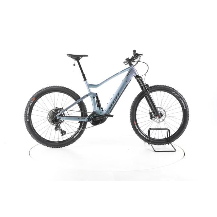 Vélo électrique - Scott Strike eRIDE 930 - bleu - VTT électrique tout suspendu - Bosch 625 Wh Reconditionné Reconditionné - Scott reconditionné disponible sur Cdiscount Seconde Vie