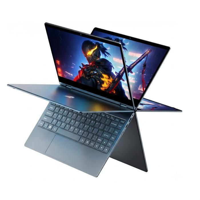 Ordinateur portable 14 Tactile FHD -360° Convertible- Intel N150-16Go RAM512Go SSD-Win 11 -2-en-1-