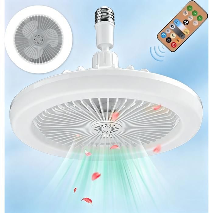 Ventilateur de plafond avec lumières télécommande ventilateur de plafond avec 3 vitesses et 3 températures de couleur 3000-6500K